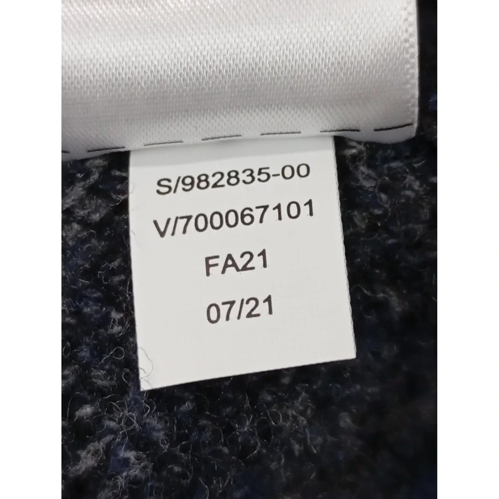 Vintage Polo Ralph Lauren 1/2 Pullover Men Large Navy Blue Mock Neck‎ EUC